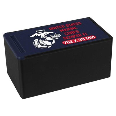 7.62 Design USMC Semper Fi Custom Ammo Storage Boxes - USA Made - Officially Licensed (7.62x39-50)