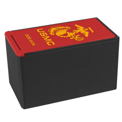 7.62 Design USMC EGA Custom Ammo Storage Boxes - USA Made - Officially Licensed (.308 Win - 50)