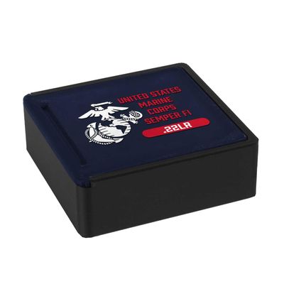 7.62 Design USMC Semper Fi Custom Ammo Storage Boxes - USA Made - Officially Licensed (22LR - 100)