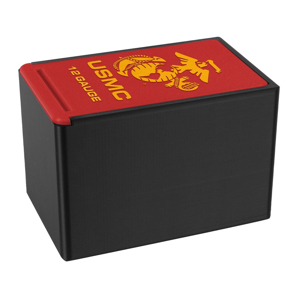 7.62 Design USMC EGA Custom Ammo Storage Boxes - USA Made - Officially Licensed (12 Gauge - 15)