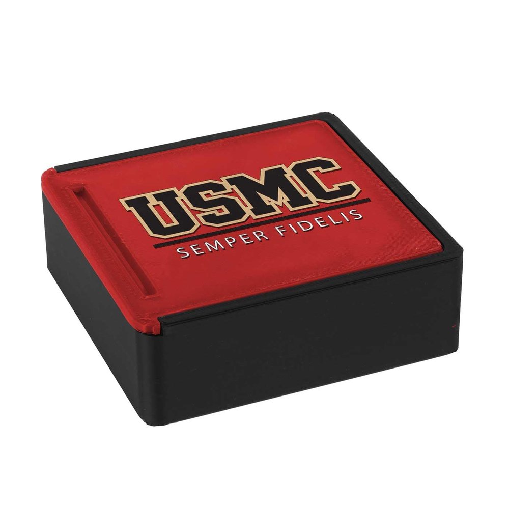 7.62 Design USMC Semper Fi Custom Ammo Storage Boxes - USA Made - Officially Licensed (22LR - 100)