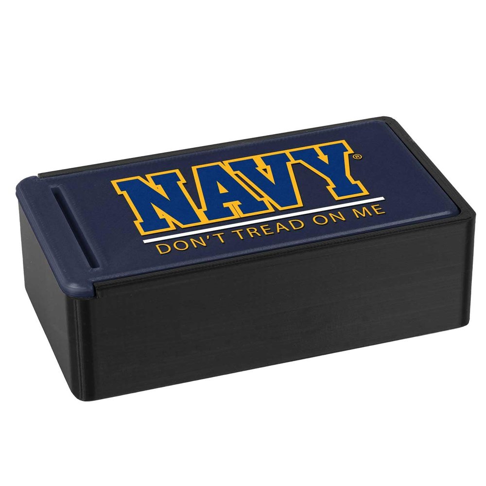 7.62 Design U.S. Navy Don't Tread Custom Ammo Storage Boxes - USA Made - Officially Licensed (9MM - 50)