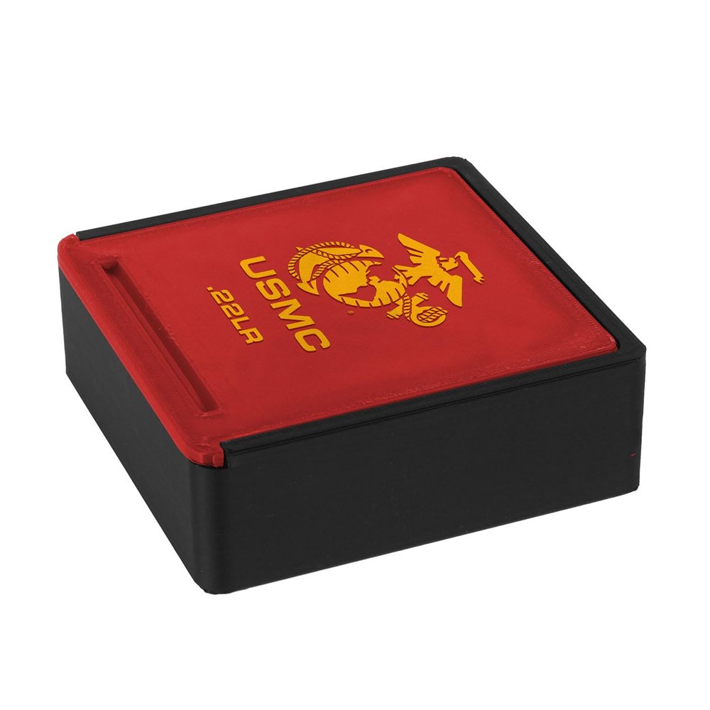 7.62 Design USMC EGA Custom Ammo Storage Boxes - USA Made - Officially Licensed (22LR - 100)