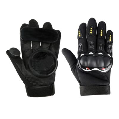 Chulisia 2X Downhill Skateboard Gloves Standard Longboard Sliding Brake Gloves