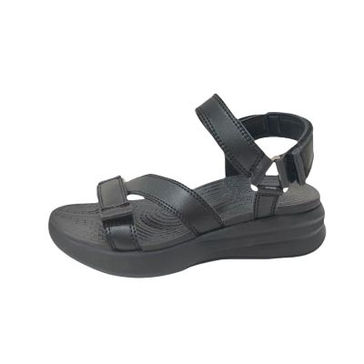 Women's Sports Sandals Outdoor Lightweight Hiking Sandals Casual Sandals Thick Sole Loose (Black, Adult, Women, 9.5, Numeric, US Footwear Size System, Medium)