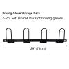 Wall Mount Boxing Glove Storage Rack, Boxing Glove Storage Garage Organizer, for Gym, Classroom Training Facility(1-Pcs) view 2