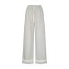 PUXOBYKU Women's Wide Leg Sweatpants High Waisted Baggy Flared Pants Casual Drawstring Joggers with Pockets (Grey,XL) view 3