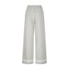 PUXOBYKU Women's Wide Leg Sweatpants High Waisted Baggy Flared Pants Casual Drawstring Joggers with Pockets (Grey,XL) view 4
