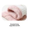 AGYCMF Hand Warmers Gloves 1 Pair of Gloves Female Winter Half Finger Knitted Padded Warm Students Cycling Cute Warm Gloves Gloves Winter view 4
