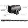 3" Marine Bilge Air Blower 12V 145 view 3