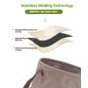 GDHomible Functional Foldable Bucket Ultra Thin Design 2cm Thickened 500D PVC Mesh Cloth Seamless Welding, Leak-Proof 10L and 20L Capacities for Camping Fishing (Khaki, 10L) view 4