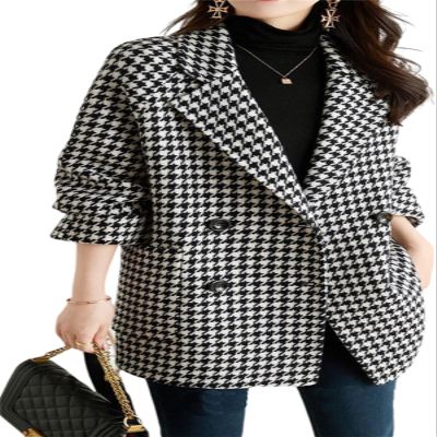 Udeniy Womens Casual Pea Coat Long Sleeve Mid-Long Overcoats Womens Trendy Hooded Outwear Open Front Wool Coat With Pockets