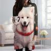 Christmas Samoyed Dog Womens Long Sleeve Shirts Crew Neck Casual Tshirts Fashion Lightweight Tops Outfits Clothes S view 4