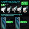 2026 Upgrade 6800Lumen Bike Light for Night Riding,Super Bright 6 LED Headlight,Aluminum 10 Mode Rechargeable Bicycle Light Front and Rear,360Rotatable Brackt,Waterproof,Runtime 72 hr,Road Shockproof view 2
