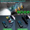 2026 Upgrade 6800Lumen Bike Light for Night Riding,Super Bright 6 LED Headlight,Aluminum 10 Mode Rechargeable Bicycle Light Front and Rear,360Rotatable Brackt,Waterproof,Runtime 72 hr,Road Shockproof view 4