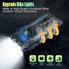 2026 New 5800 Lumen Bike Lights,Super Bright 6 LED Rechargeable Bicycle Light,10 Mode Headlight Taillight,360Rotatable Brackt,Aluminum Waterproof Light,Runtime 48+ hrs,Shockproof for Road,Mountain view 4