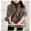 Udeniy Womens Casual Pea Coat Long Sleeve Mid-Long Overcoats Womens Trendy Hooded Outwear Open Front Wool Coat With Pockets view 4