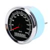 Boat Speedometer Stepper Motor 200KM Red Pointer Speed Gauge 7 Color Backlight for Yacht RV Truck Motorcycle Silver Bezel Black Dial view 3