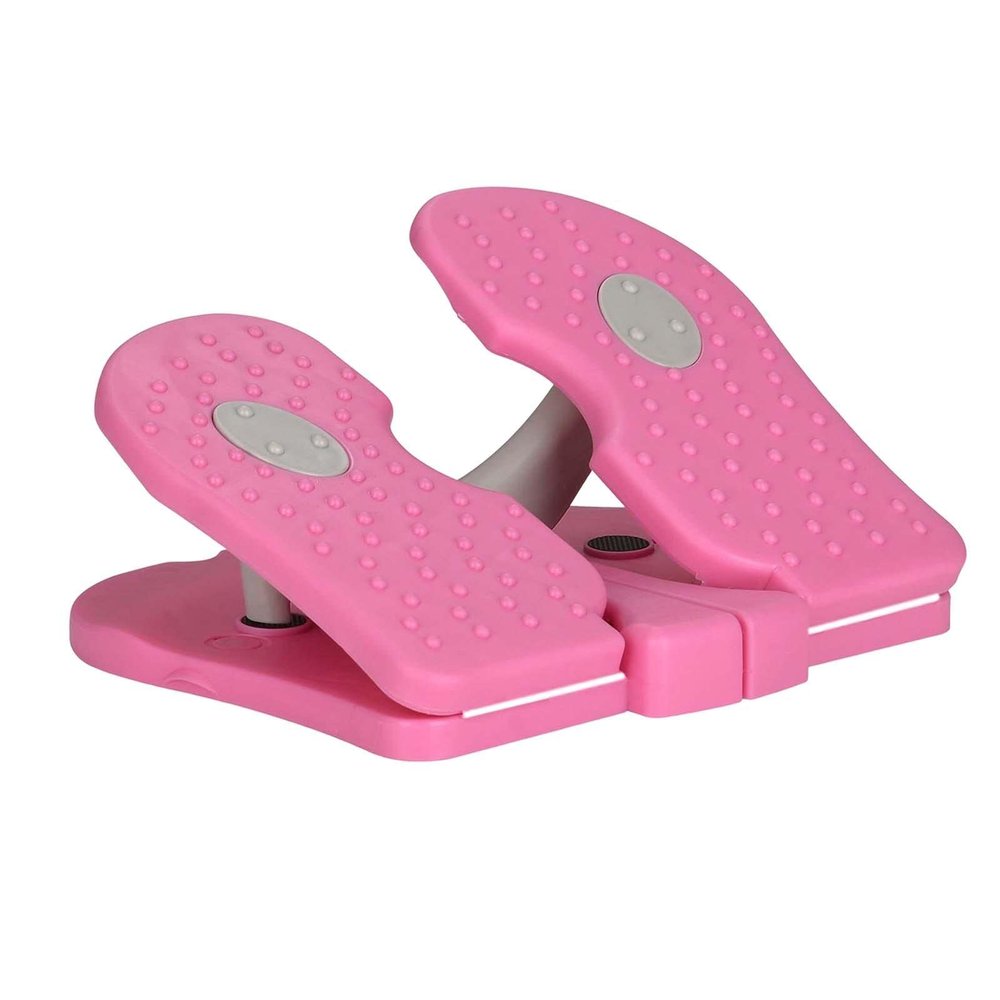Compact Step Machine for Home Cardio Workouts, Pink
