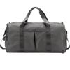 Personalized Gym Bag - Custom Duffle Bag for Men and Women (Grey with your text) view 3