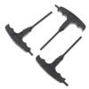 WOONEKY 4pcs Roller Skates Wrench Tool T-Shaped Screwdriver for Easy Wheel Removal and Maintenance Black Design for Inline and Ice Skating Accessories