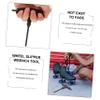 WOONEKY 4pcs Roller Skates Wrench Tool T-Shaped Screwdriver for Easy Wheel Removal and Maintenance Black Design for Inline and Ice Skating Accessories view 3