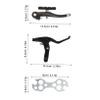 Sosoport 1set Mountain Bike Brake Lever Cable Kit Hand Brake Levers Tools and Accessories for Performance view 4
