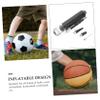 Sosoport 2sets Inflatable Toy Air Pump for Sports Portable Inflator for Swim Soccer Basketball Yoga Lightweight Design Multiple Nozzles view 4