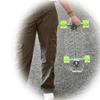 24'' Penny Ghost Board- Acrylic Penny Longboard with LED Wheels for a Smooth Ride- Travel-Size Clear Skateboard Offers Easy Control & Style- Cruise Freely with Skateboard for All Ages- Fishbone view 1