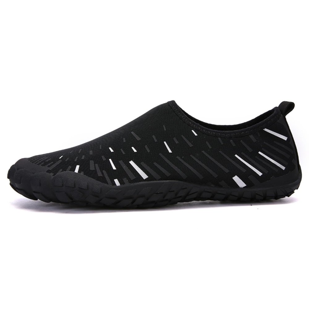 Water Shoes for Women Mens Quick-Dry Beach Shoes for Sport Soft Swim Pool Hiking Diving Walking Sneakers (Silver, 10)
