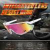 BIRCEN Mens Sports Baseball Sunglasses: TR90 Lightweight Cycling Glasses Wrap Around Running Glasses for Outdoor MTB Bike view 2