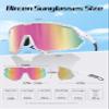 BIRCEN Mens Sports Baseball Sunglasses: TR90 Lightweight Cycling Glasses Wrap Around Running Glasses for Outdoor MTB Bike view 4