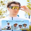 BIRCEN Mens Sports Baseball Sunglasses: TR90 Lightweight Cycling Glasses Wrap Around Running Glasses for Outdoor MTB Bike view 2