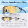 BIRCEN Mens Sports Baseball Sunglasses: TR90 Lightweight Cycling Glasses Wrap Around Running Glasses for Outdoor MTB Bike view 4