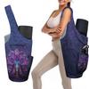 saniwu Yoga Mat Bags for Women Fit Large Capacity Gym Mats Blocks with Waterproof Wet Pocket Durable Pilates Tote view 1