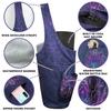 saniwu Yoga Mat Bags for Women Fit Large Capacity Gym Mats Blocks with Waterproof Wet Pocket Durable Pilates Tote view 3