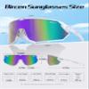 BIRCEN Mens Sports Baseball Sunglasses: TR90 Lightweight Cycling Glasses Wrap Around Running Glasses for Outdoor MTB Bike view 3