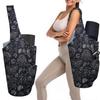 saniwu Yaga Mat Workout Gym Bag with Multi Pockets Keychain and Wide Strap Durable for Storaging Pilates Mats Blocks view 1