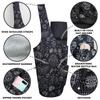 saniwu Yaga Mat Workout Gym Bag with Multi Pockets Keychain and Wide Strap Durable for Storaging Pilates Mats Blocks view 3