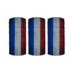 3 French Flag Bandanas, Retro Multifunctional Neck Gaiter Balaclava Face Mask, Breathable Sunscreen Soft Moisture Wicking Quick Drying Suitable for Outdoor Riding Hiking Fishing Camping view 1