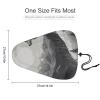 NQHJT Bike Seat Cover for Men Women Snow Mountain Lone Wolf Waterproof Bike Saddle Cover Bicycle Seat Rain Cover with Drawstring Bike Cushion Seat Protector for Rainproof Dustproof view 2