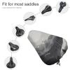 NQHJT Bike Seat Cover for Men Women Snow Mountain Lone Wolf Waterproof Bike Saddle Cover Bicycle Seat Rain Cover with Drawstring Bike Cushion Seat Protector for Rainproof Dustproof view 3