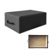 Black Pilates Reformer Sitting Box & Accessory for Stretching, Balance & Exercise - Home Gym Equipment view 1