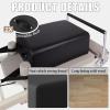Black Pilates Reformer Sitting Box & Accessory for Stretching, Balance & Exercise - Home Gym Equipment view 4