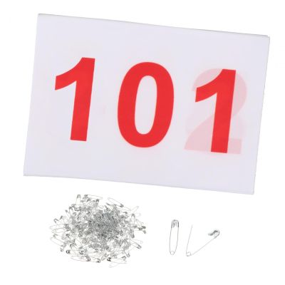 Aymzbd 100x Running Bibs Athlete Numbers Reusable Numbered Race Bibs Race Bibs Sports Bibs for Sports Event Athletics Cycling, 101 to 200