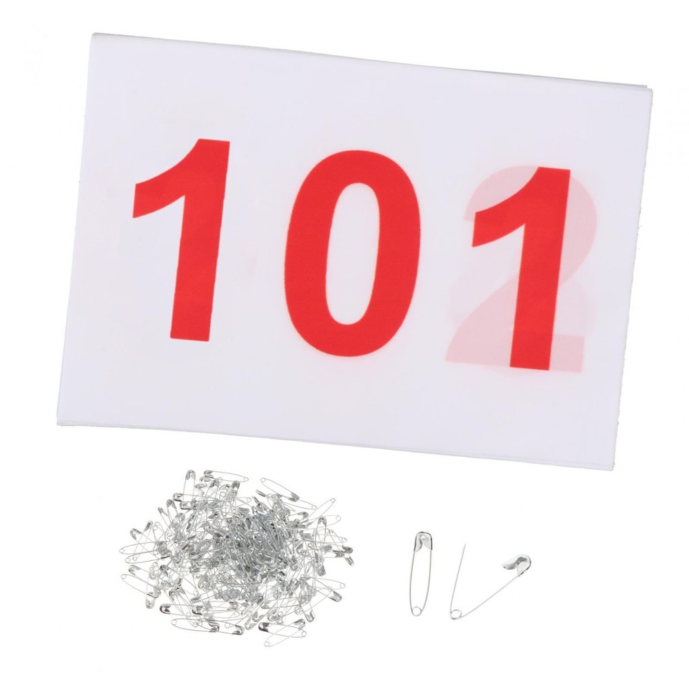 Aymzbd 100x Running Bibs Athlete Numbers Reusable Numbered Race Bibs Race Bibs Sports Bibs for Sports Event Athletics Cycling, 101 to 200