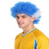 BC GOODS BY Adult Unisex Honduras Jumbo Sport Fun Wigs | Afro Patriotic Wig with Breathable Capless Cap for Men and Women| Synthetic Fiber Wig Perfect for Sport's and Halloween Cosplay view 2