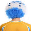 BC GOODS BY Adult Unisex Honduras Jumbo Sport Fun Wigs | Afro Patriotic Wig with Breathable Capless Cap for Men and Women| Synthetic Fiber Wig Perfect for Sport's and Halloween Cosplay view 3