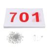 Aymzbd 100x Running Bibs Athlete Numbers Reusable Numbered Race Bibs Race Bibs Sports Bibs for Sports Event Athletics Cycling, 701 to 800 view 1