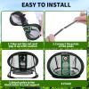 Golf Chipping Net and Mat Set - Pop Up Foldable Indoor Training Target with 2 Hitting Mats and 12 Practice Balls - Gifts for Men, Golfers, Teenage Boys view 3